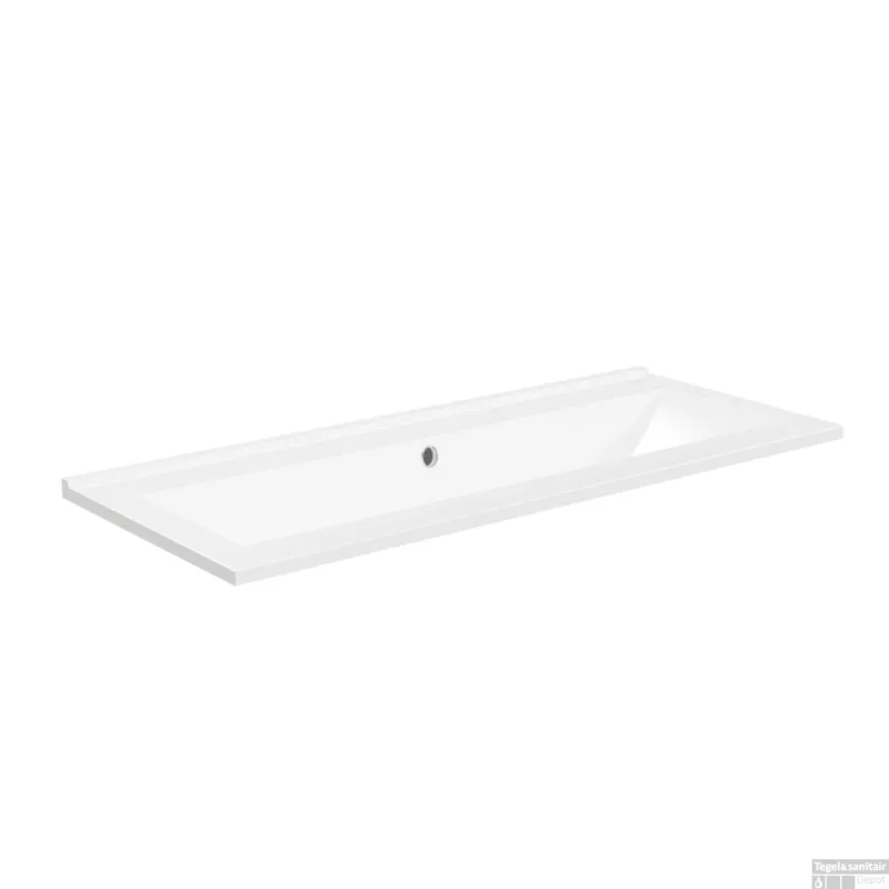Nieuw BWS Paris 100 Wastafel wit (1 kraangat)