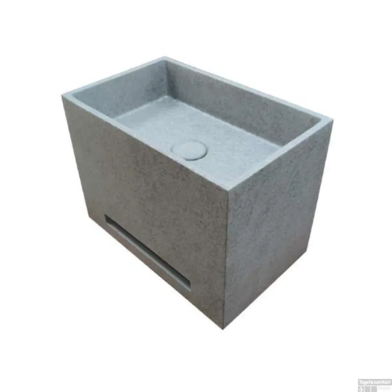 Alleen Vandaag Fontein Ideavit Idea.Wall 40x25x30 cm Rechthoek Beton Grijs