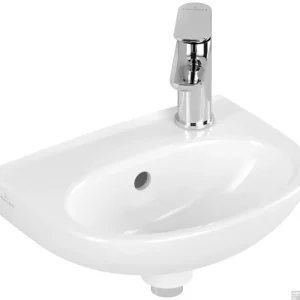 Villeroy & Boch O.Novo Fontein 36X27.5X14.5 Cm Met Overloop Kraangat Rechts White Alpine Bestseller