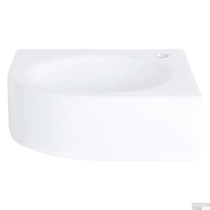 Laatste Kans Fontein Differnz Cleo Hoekfontein 30x30x10 cm Keramiek Wit