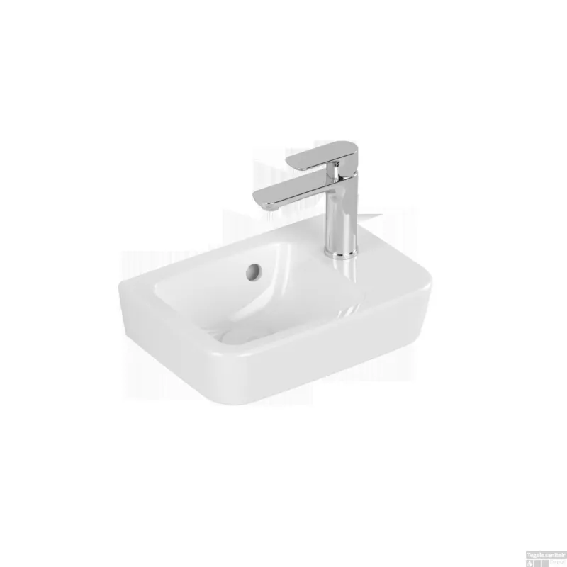 Villeroy & Boch O.Novo Fontein Compact 36X25X14.5 Cm Met Overloop White Alpine Betaalbaar
