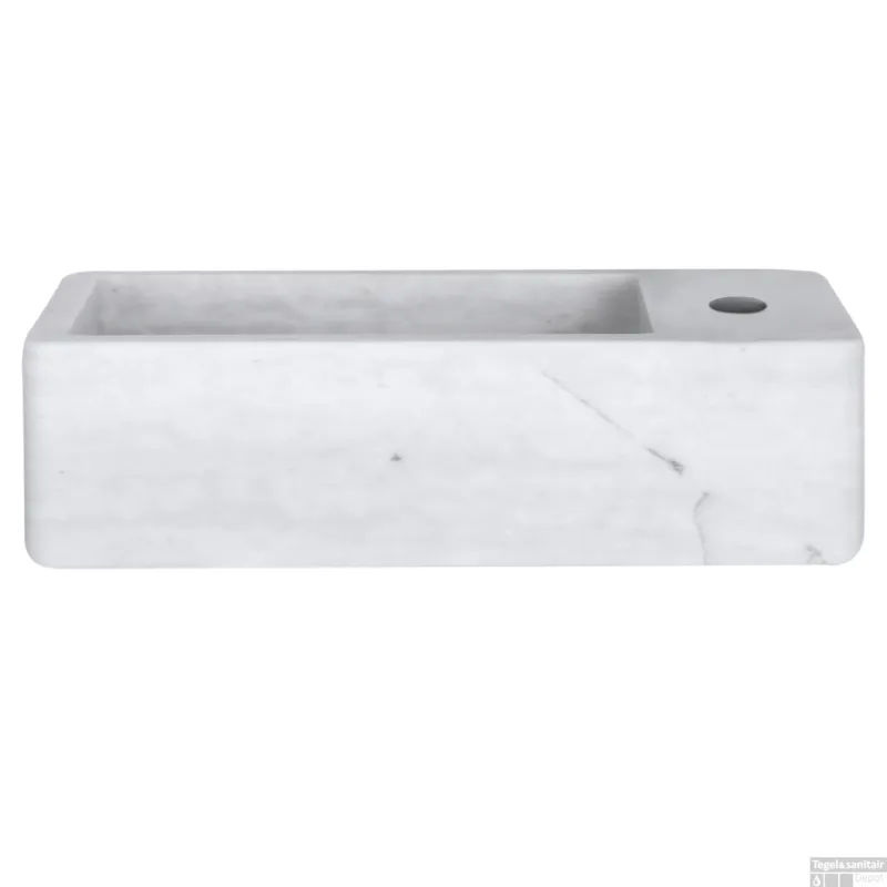 Bestseller Fontein Differnz Hura I 40x22 cm Marmer Wit