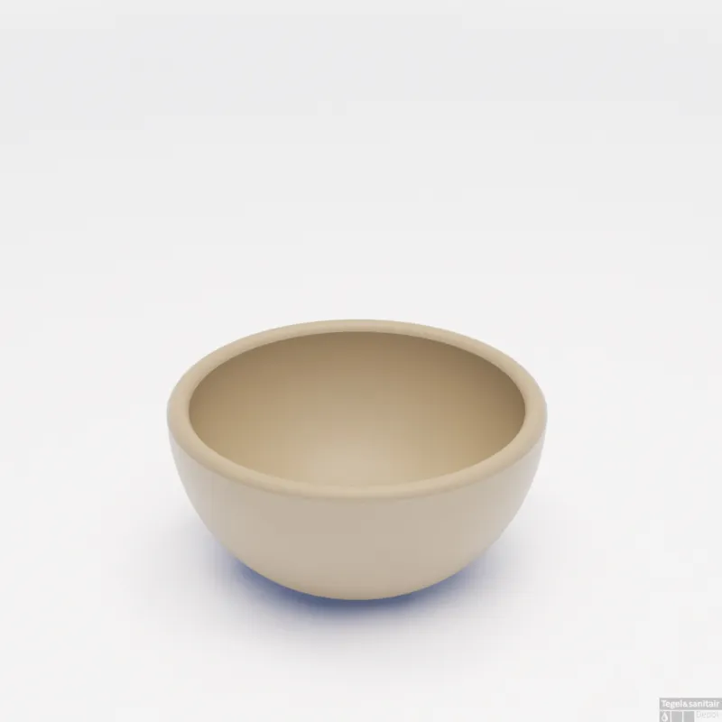 Beperkt Aanbod Waskom BWS Nox Mini 20 cm Solid Marmo Cappuccino