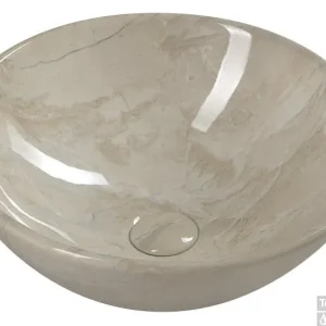 Keramische Opbouw Waskom Sapho Dalma ø 42 cm Beige Shop Nu