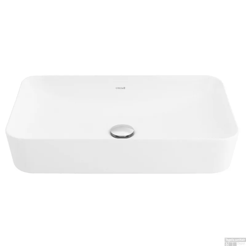 Populair Opbouw Wastafel BWS Juno 60x40cm Keramiek Wit