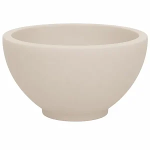 Populair Waskom Wiesbaden Tessa Rond 20x11 cm Solid Surface Beige
