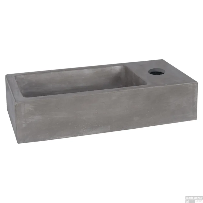 Laatste Versie Fontein Differnz Hura I 40x22 cm Beton Donker Grijs