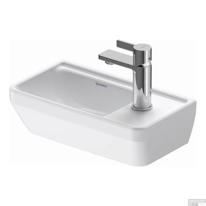 Fontein Duravit D-Neo Inbouw Met Kraanvlak 1 Kraangat 40 cm Hoogglans Wit Koopje
