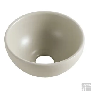 Korting Waskom BWS Connor Rond 20x9 cm Keramiek Beige