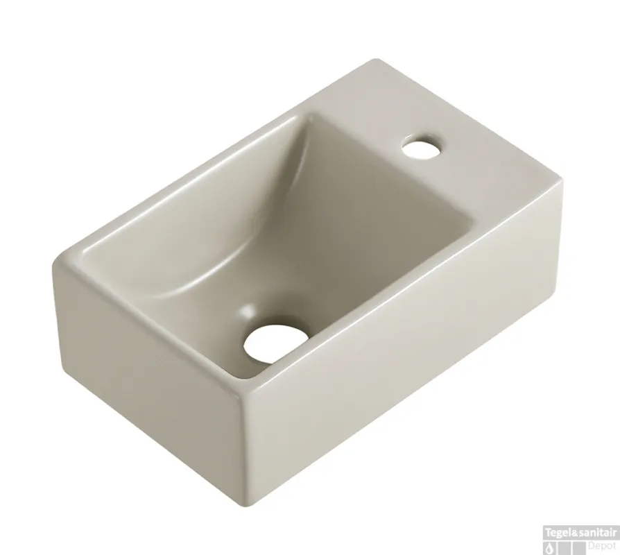 Dagaanbieding Fontein Wiesbaden Rhea XXS 30,5x18x11 cm Rechts Keramiek Beige