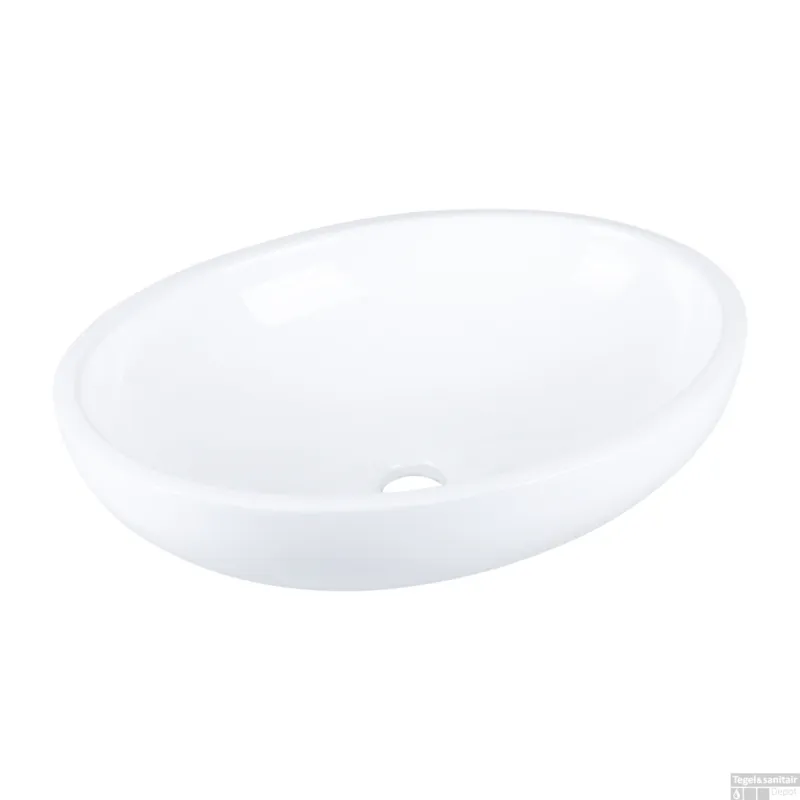 Gratis Retour Waskom Differnz Dias Ovaal 50x38x14 cm Keramiek Wit