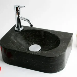 FonteinPack Flow hardsteen links 35x24x10cm (Keuze uit 18 kranen) Finale Uitverkoop