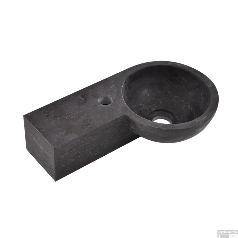 BSW Fontein Zeus Hardsteen Rond Links 40x23x10 cm Exclusieve Aanbieding