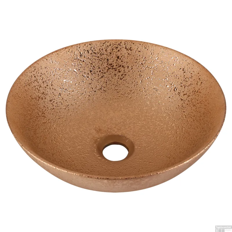 Waskom Differnz Bright Keramiek 36x14 cm Koper Tijdelijk Beschikbaar