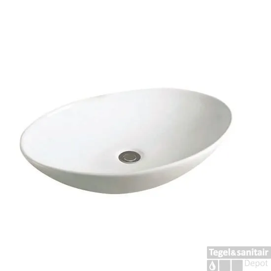 Waskom Best Design Ovaal Keramiek Opbouw 50x43x11cm Hete Deal