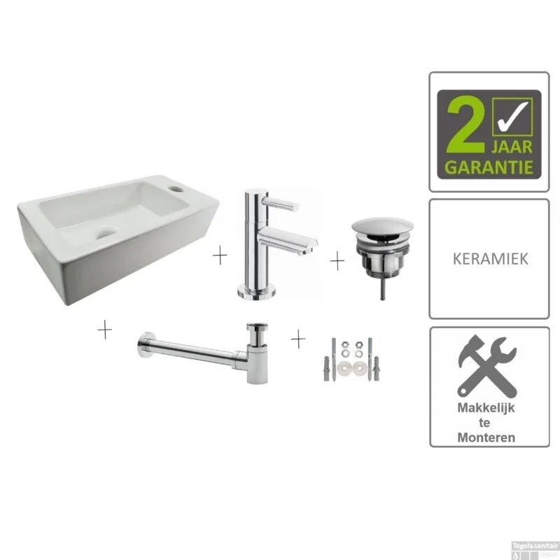 BWS One Pack Mini-Blong Rechts Compleet Wit Meest Verkocht