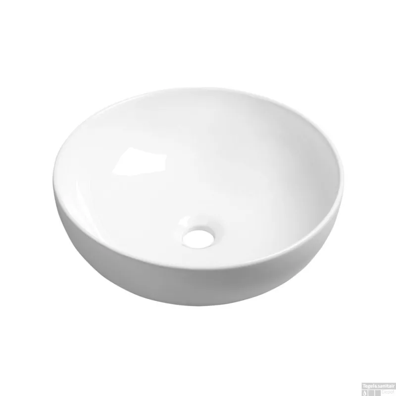 Favoriet Opbouw waskom Sapho Rondane 40x40x15 cm Keramiek Wit