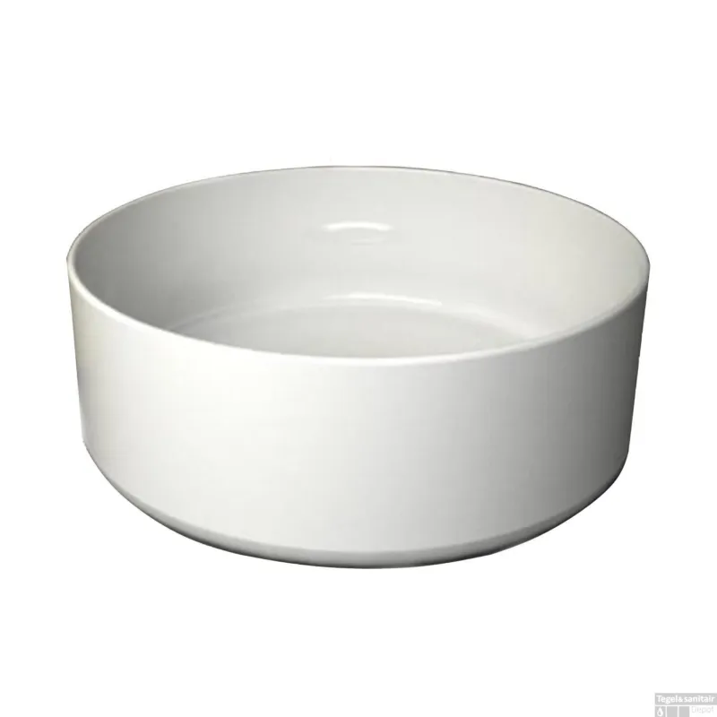 Laatste Kans Waskom Wiesbaden Link opzet model Rond Diameter 40cm Wit