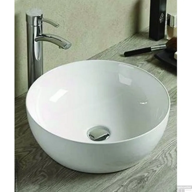 Betaalbaar Waskom Sanilux Pisa Keramiek Met Extra Dunne Rand 40,5x14 cm