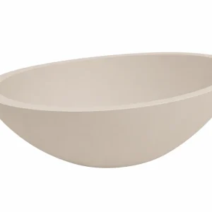 Gecertificeerd Waskom Kim Ovaal 59x35x11cm Solid Surface Beige