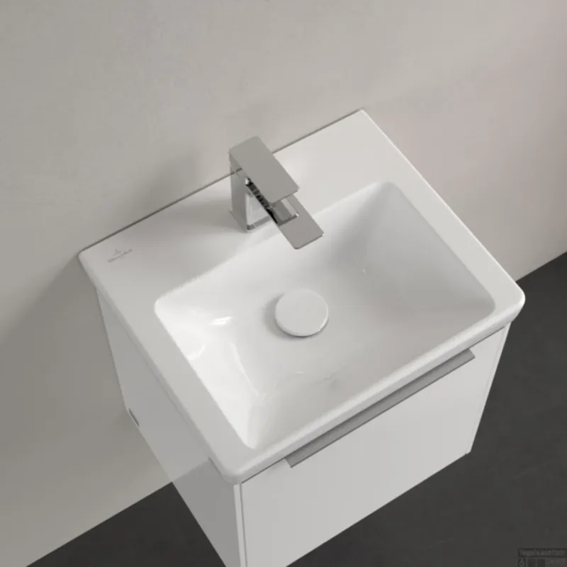 Populair Fontein Villeroy & Boch Subway 3.0 Zonder Overloop 45x37x14.5 cm Wit Alpin
