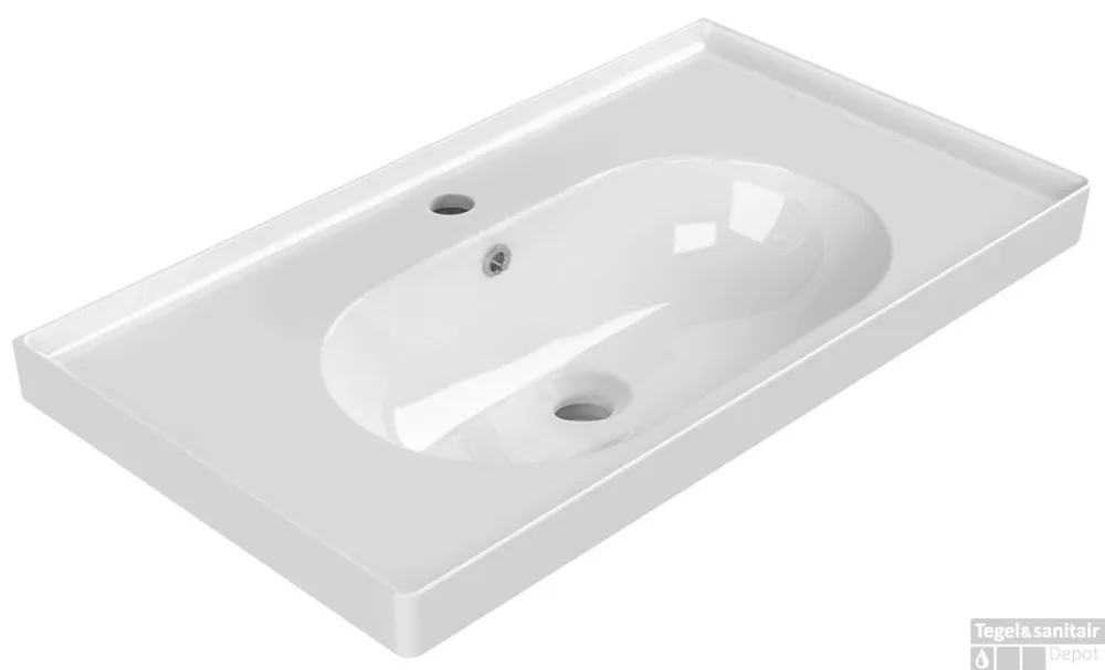 Actieprijs Wastafel Keramisch Sapho Brand 80x45 cm