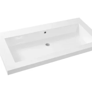 Wastafel Wiesbaden Vision 100x46 Wit (zonder kraangat) Weekendaanbieding