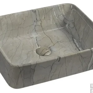 Keramische Opbouw Waskom Sapho Dalma 48x38 cm Grijs Voordeelprijs