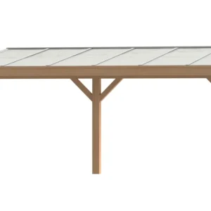 Douglas Veranda 600x300 cm | 6x3 m | Houten Veranda aan Huis of Schuur - Douglas veranda 600x300 fijnbezaagd helder Hete Deal