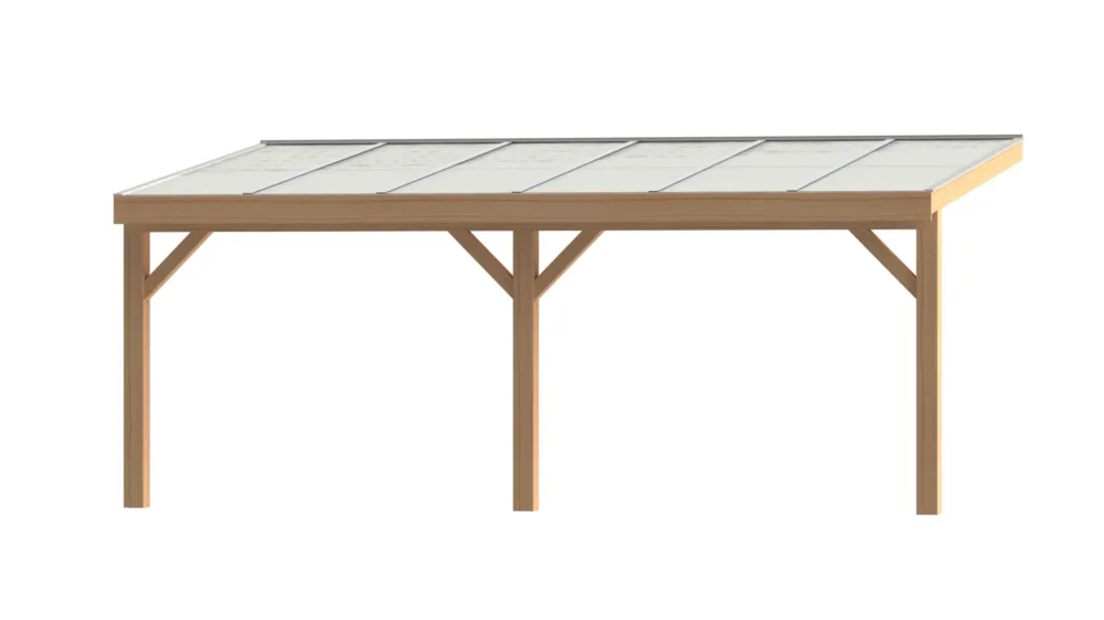 Douglas Veranda 600x300 cm | 6x3 m | Houten Veranda aan Huis of Schuur - Douglas veranda 600x300 fijnbezaagd helder Hete Deal