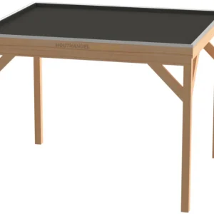 Seizoensaanbieding Douglas Houten Overkapping Bouwpakket / Materiaalpakket 350x300cm (3,5x3 meter) - Optie* 4 x Betonpoer taps grijs 150x150 mm