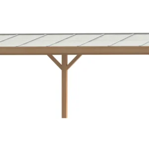 Shop Nu Douglas Veranda 700x400 cm | 7x4 m | Houten Veranda aan Huis of Schuur - Douglas veranda 700x400 fijnbezaagd helder