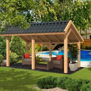 Nu Kopen Douglas Kapschuur Bergen L Type 1 468x306cm - + Dakshingles recht 21m2