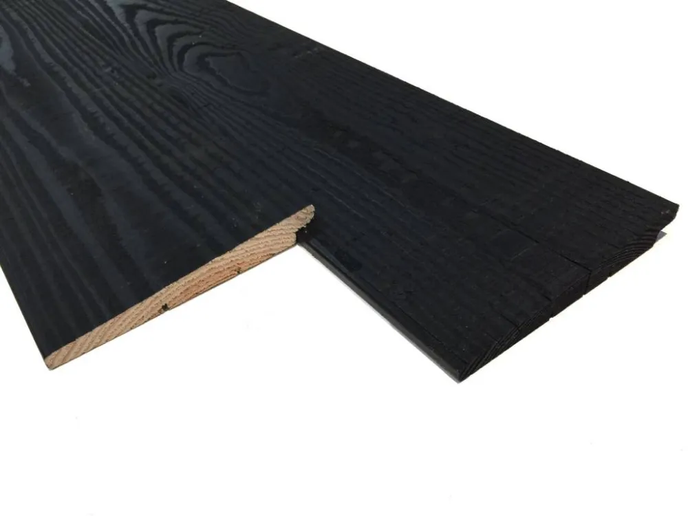 Douglas Zweeds Rabat Zwart Gespoten - 300 cm Beperkte Voorraad