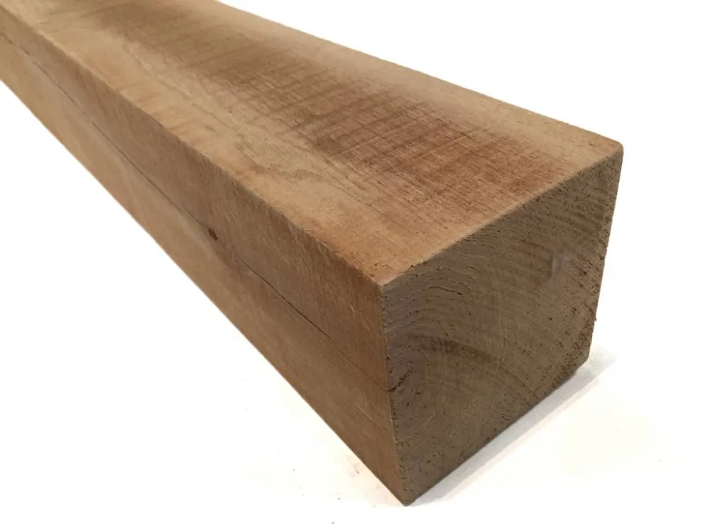 Eiken Balk 120 x 120 mm (12 x 12 cm) Fijnbezaagd - 200 cm Favoriet