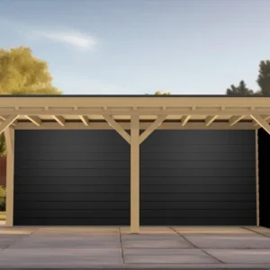 Flitsaanbieding Eiken Overkapping Robuust Bouwpakket | 600x300 cm | 6x3 m - Materialenpakket Robuust 600x300