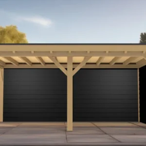 Shop Nu Eiken Overkapping Robuust Bouwpakket | 600x350 cm | 6x3,5 m - Materialenpakket Robuust 600x350