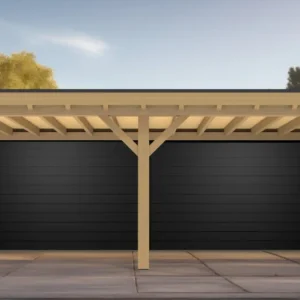 Eiken Overkapping Robuust Bouwpakket | 800x350 cm | 8x3,5 m - Materialenpakket Robuust 800x350 Aanbieding
