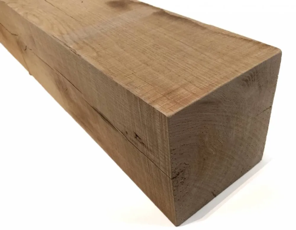 Eiken Palen 20x20 cm (200x200mm) | Fijnbezaagd - 250cm Voordeelprijs
