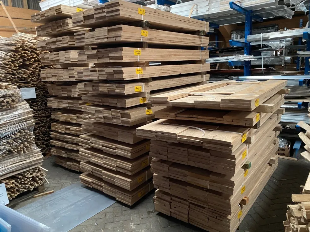 Beste Prijs Eiken planken gedroogd en geschaafd per bundel. - Bundel 1