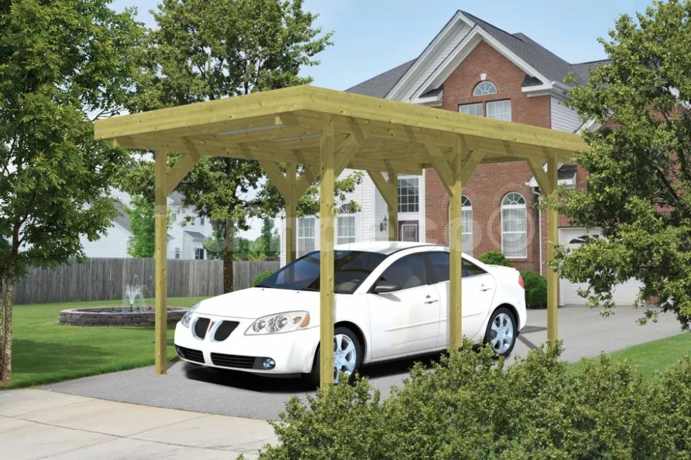 Enkele carport / Aanbouw carport - Enkele / aanbouw carport Betaalbaar