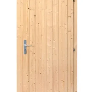 Enkele vuren deur D5 met kozijn | B83xH190cm - Vuren enkele deur D5B83x H190cm Beste Prijs