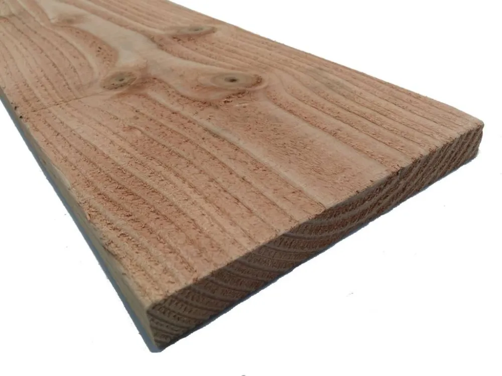 Douglas Plank / Schuttingplank 22 x 200 mm (2.2 x 20 cm) Fijnbezaagd - Douglas 2.2x20.0x400cm Lage Prijs