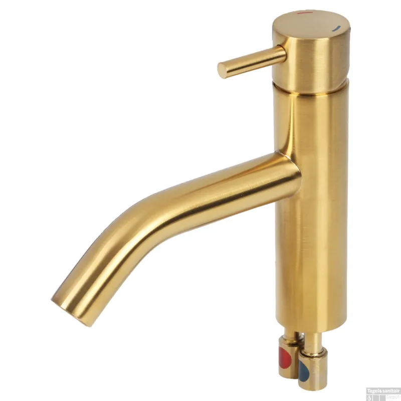 Wastafelmengkraan Differnz Gebogen Goud Dagaanbieding