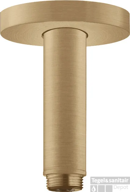 Premium Hansgrohe plafondbevestiging S 100 mm, Brushed Bronze