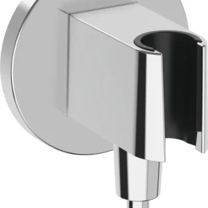 Hansgrohe FixFit S muuraansluitbocht met handdouchehouder, chroom Gecertificeerd