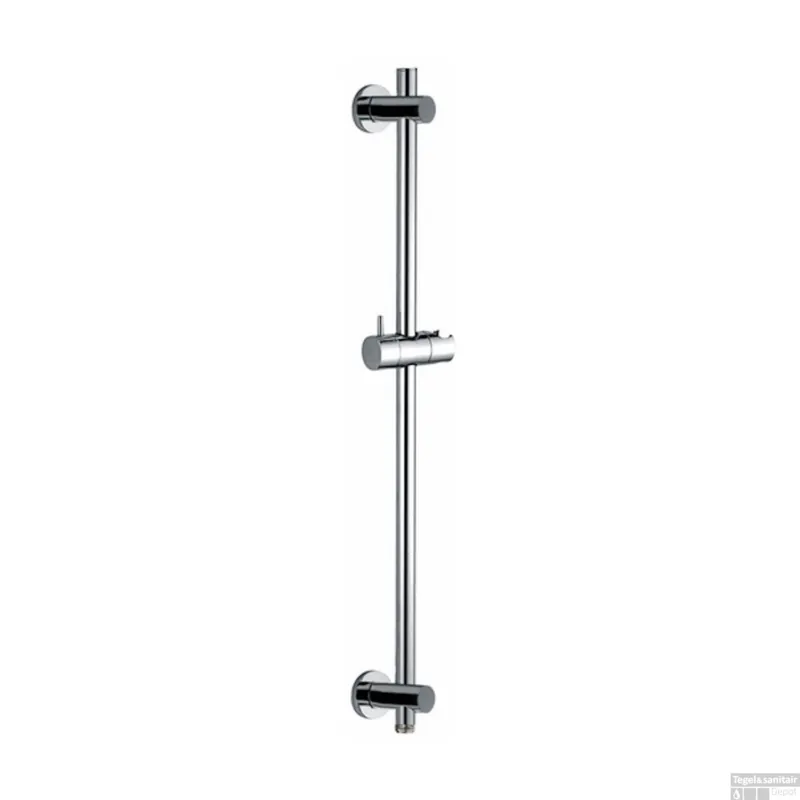 Chroom glijstang met wateruitgang rond 66cm Shop Nu