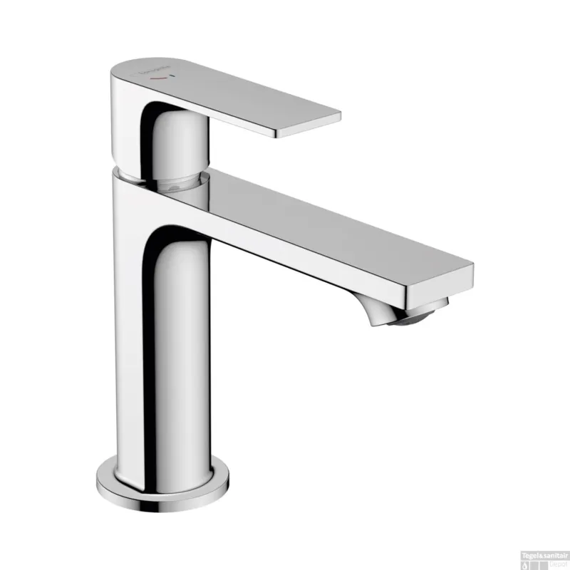 Direct Verzonden Wastafelmengkraan HansGrohe Rebris E Eengreeps 110 CoolStart EcoSmart+ Met Trekwaste Chroom