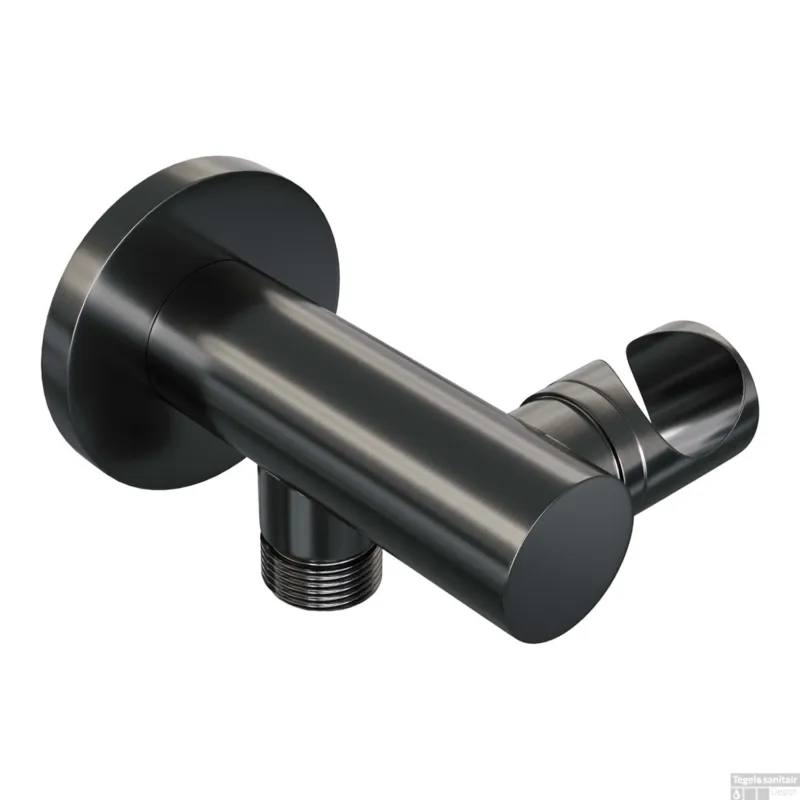 Snelle Levering Wandaansluitbocht Brauer Gunmetal Edition Verstelbaar Handdouche Houder Geborsteld Gunmetal