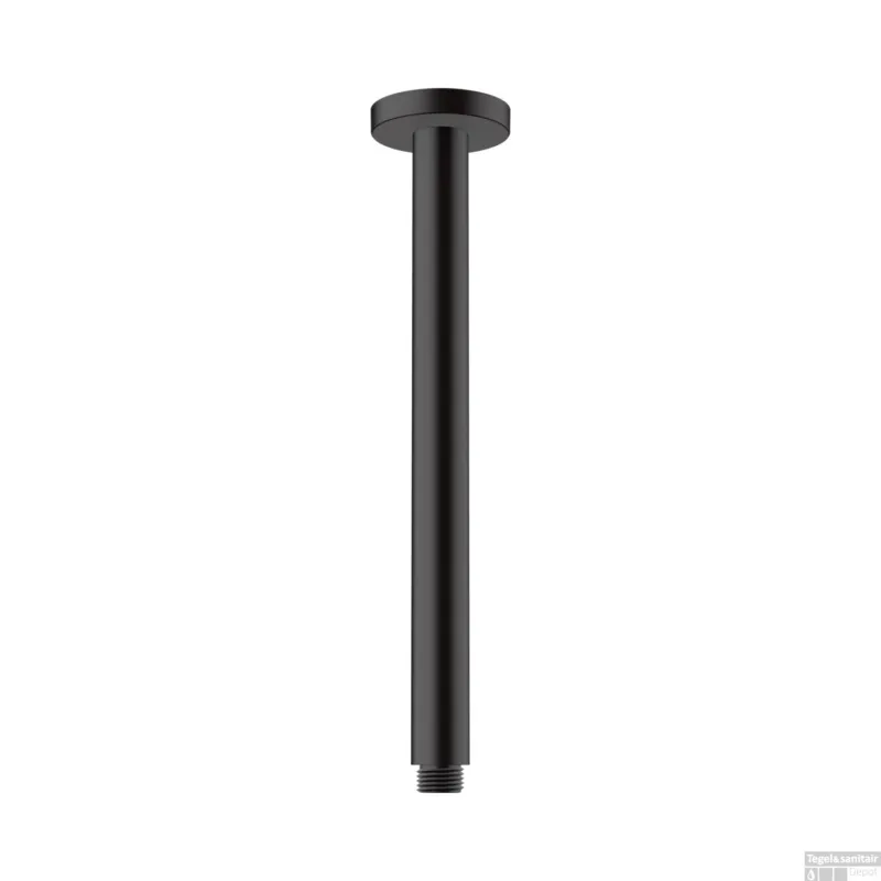 Hete Deal Plafond Aansluiting HansGrohe Vernis Blend 300MM Mat Zwart